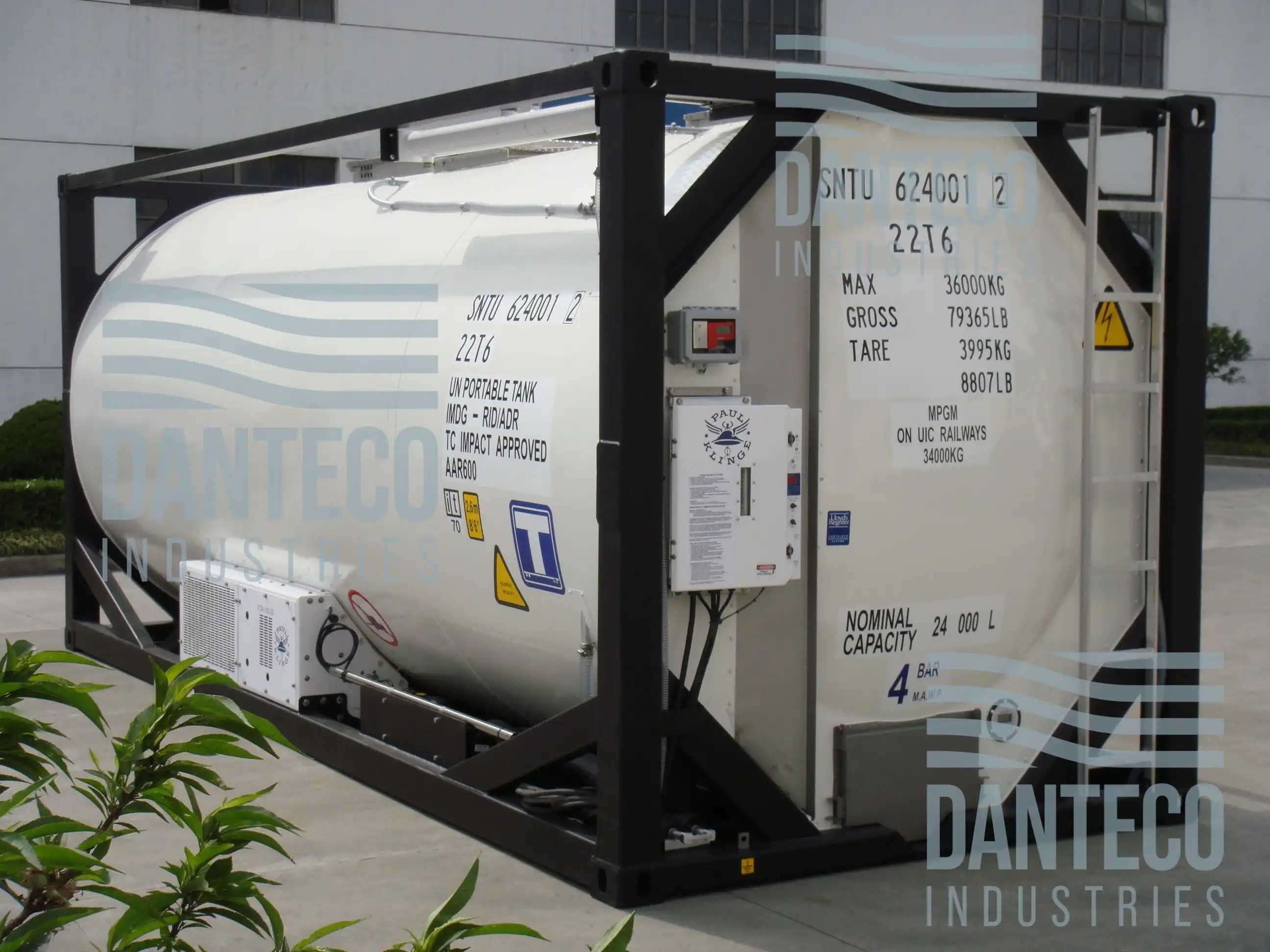 Reefer Tank Container New and Used Danteco ISO Tank